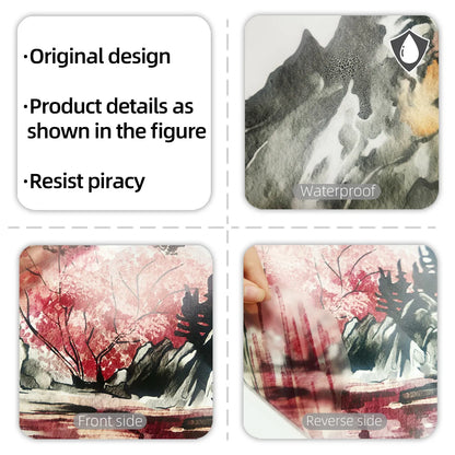Creative Ink Style Landscape Painting Wall Decal | Home Decor home decor design by HomeDecorDecals.