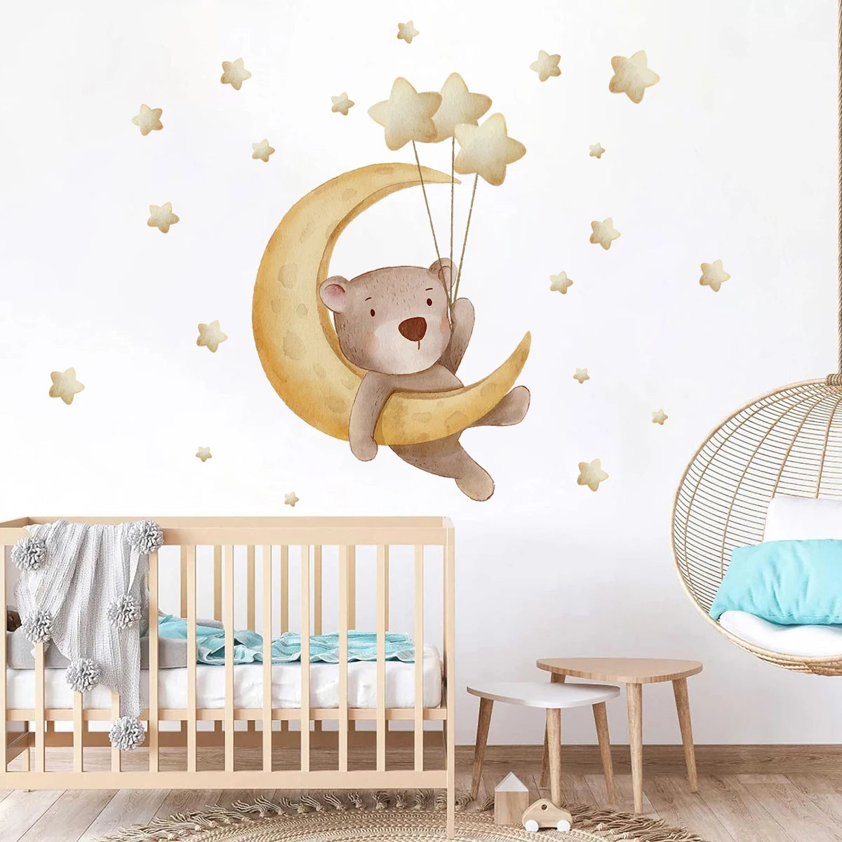 Cartoon Pink Elephant Wall Decal-HomeDecorDecals_com