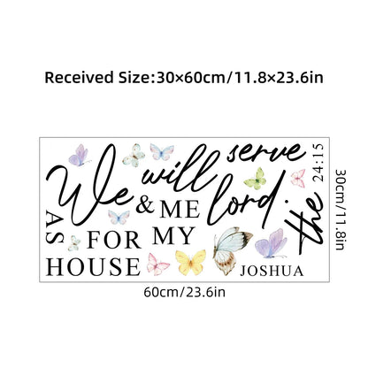 Additional view of Inspirational Spiritual Quotes Text Wall Decal | Home Decor by HomeDecorDecals.