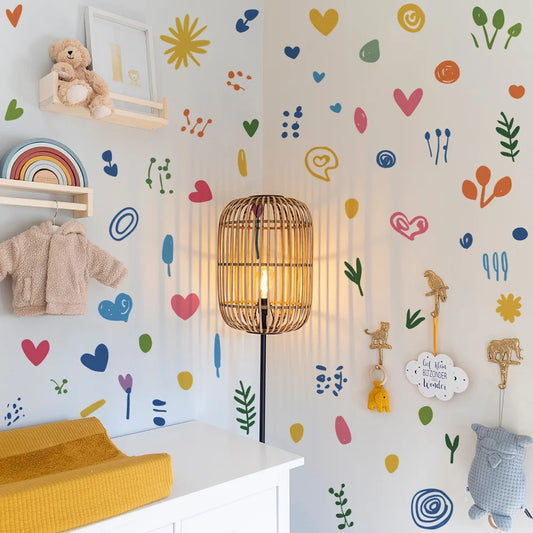 Simple Pattern DIY Wall Decal | Room Decor by HomeDecorDecals.