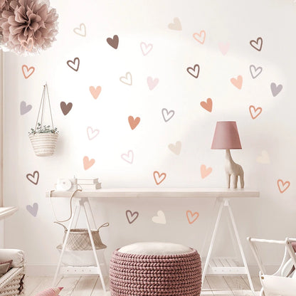 Boho Hearts Wall Decal | Home Decor by HomeDecorDecals.
