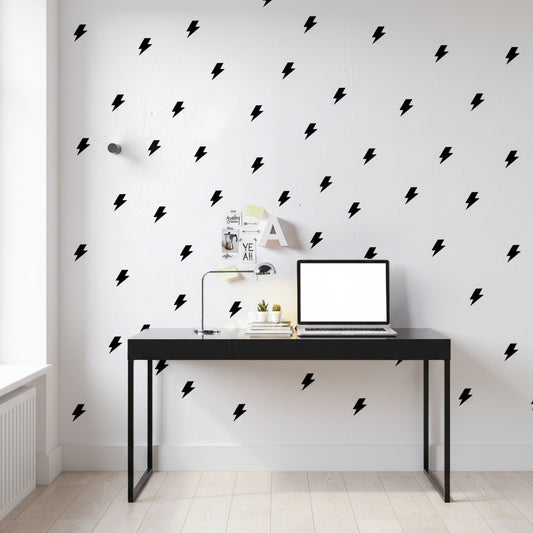 Tiny Lightnings Pattern Wall Decal | Room Decor by HomeDecorDecals.