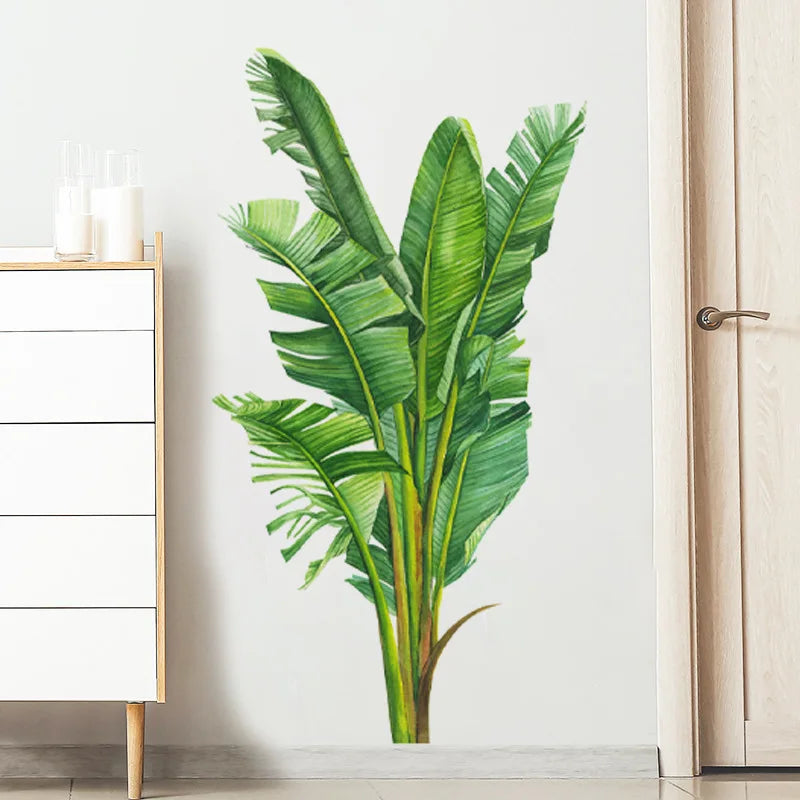 Wall decal of a tropical plant | Home Decor by HomeDecorDecals.